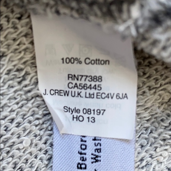 J.Crew Women’s Tuxedo Bib Sweatshirt Style (08197) - Picture 7 of 14